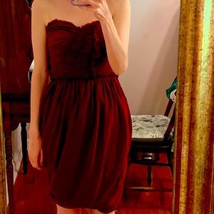 CONSIGNED Derek Lam Celeb worn Strapless Silk Evening Party Dress